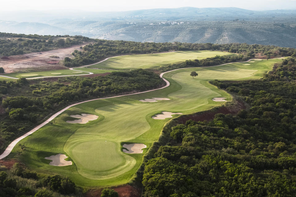 Costa Navarino Hills course 11th hole