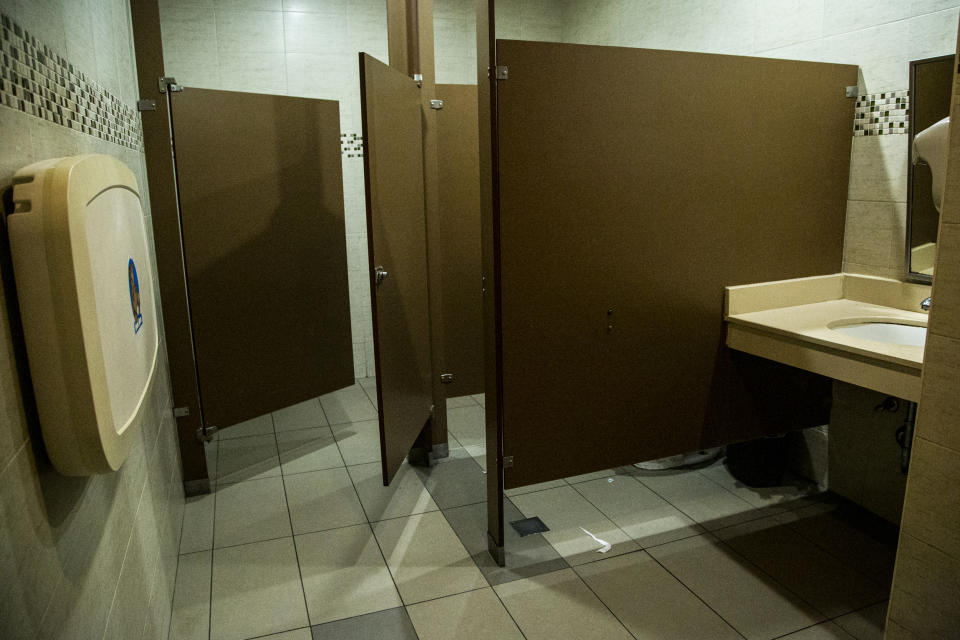 Un baño de McDonald's en Toa Baja, Puerto Rico, el 26 de febrero de 2020. (Erika P. Rodríguez/The New York Times)