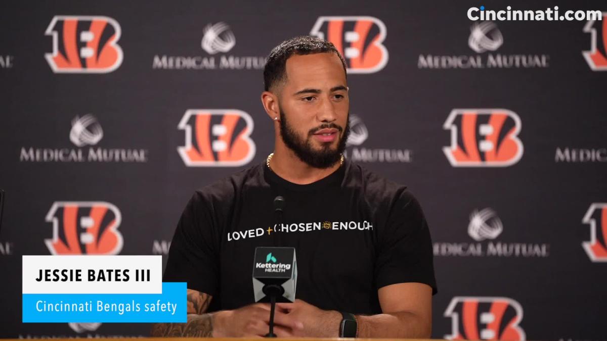 Watch Jessie Bates Talks Contract Franchise Tag Return To Cincinnati As Bengals Safety 8428