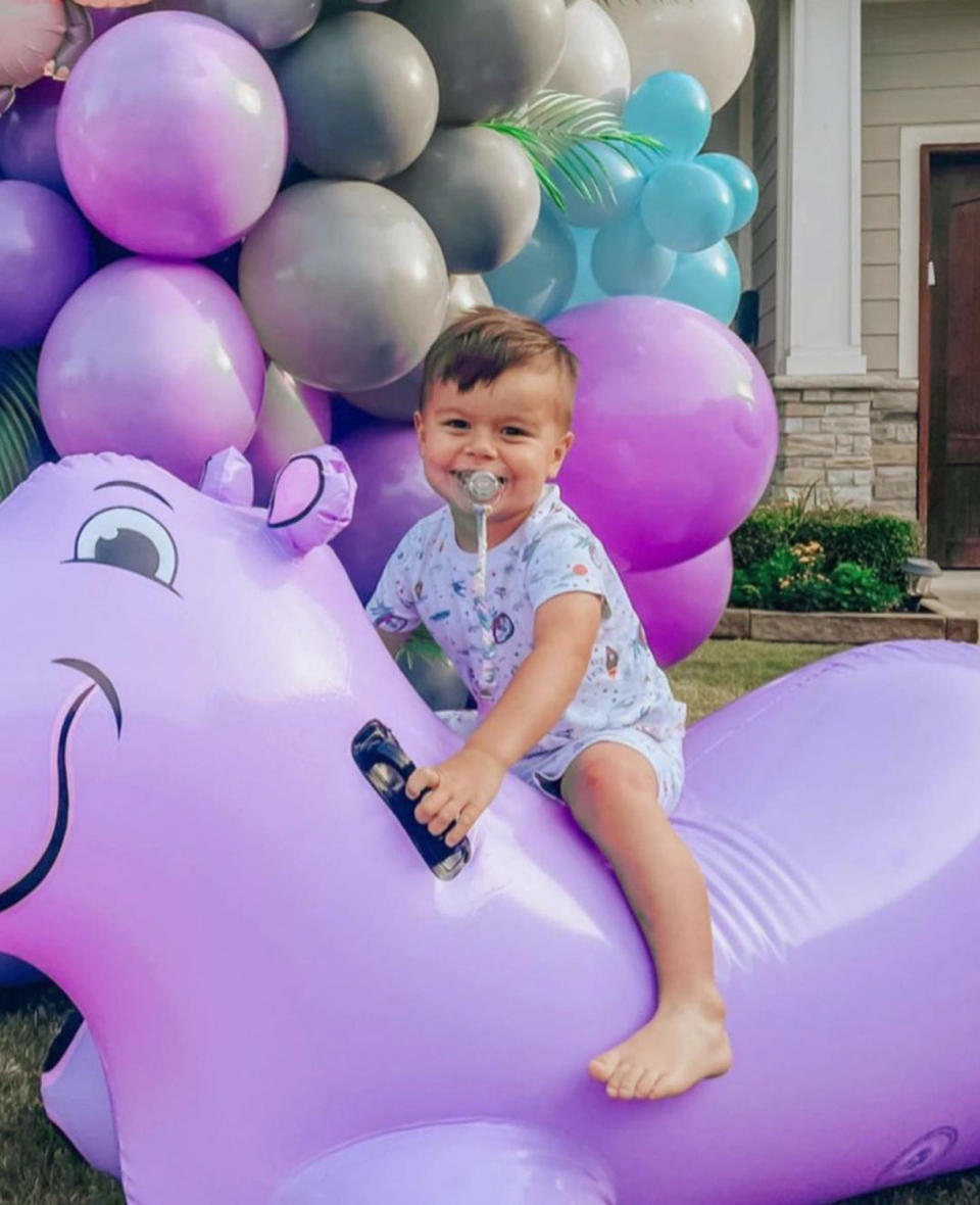 <p>Sean and Catherine Giudici Lowe's son <a href="https://people.com/parents/sean-lowe-catherine-giudici-son-isaiah-hendrix-first-photos/" rel="nofollow noopener" target="_blank" data-ylk="slk:Isaiah Hendrix;elm:context_link;itc:0;sec:content-canvas" class="link ">Isaiah Hendrix</a> turned 3 on May 18.</p>