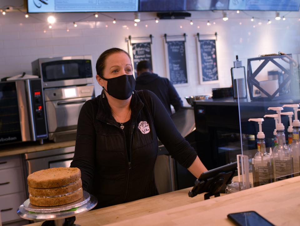 Colleen Nadeau of Creative Cakes by Colleen in the Worcester Public Market.