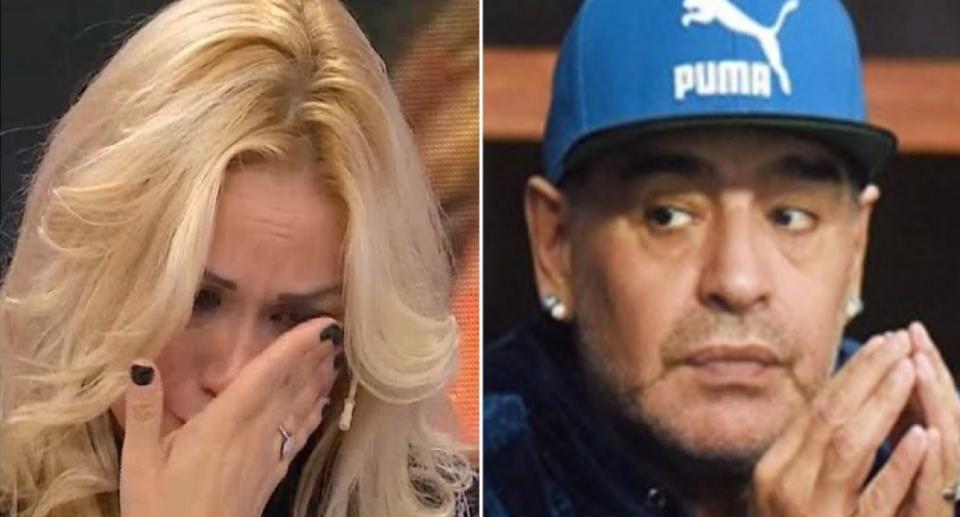 Verónica Ojeda se quebró en ‘Intrusos’ al hablar de la salud de Dieguito Fernando, el hijo de ella y Maradona. Foto: YouTube