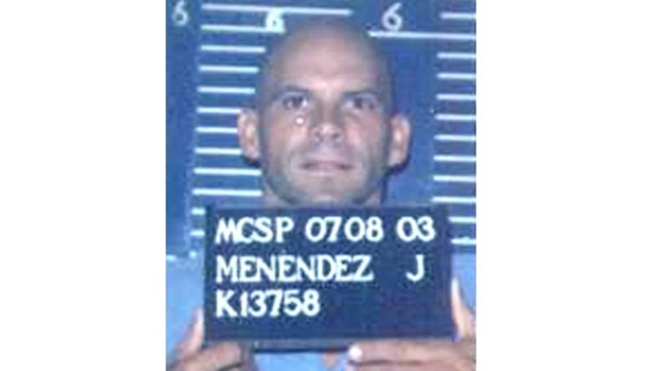 Lyle (Joseph) Menendez in a July 2003 mug shot taken at Mule Creek State Prison.