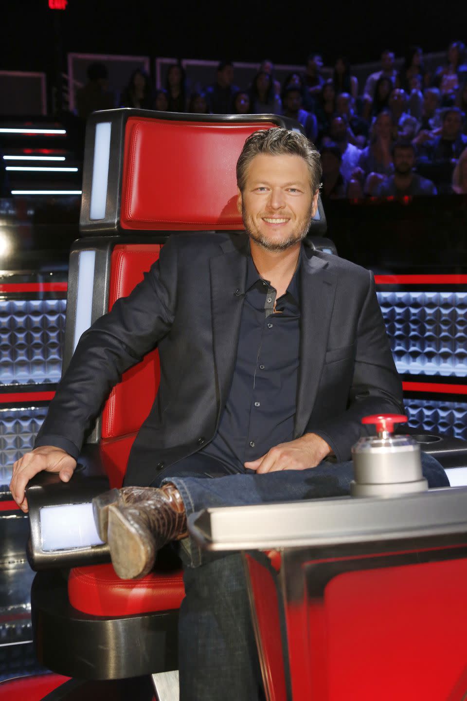 <p>Despite constantly hitting the road for various <a rel="nofollow noopener" href="http://www.blakeshelton.com/news/calling-all-country-music-freaks-blake-shelton-announces-2018-headlining-tour-23001" target="_blank" data-ylk="slk:country music tours;elm:context_link;itc:0;sec:content-canvas" class="link ">country music tours</a>, <em>People</em>'s "Sexiest Man Alive" of 2017 has always found time to coach talent on <em>The Voice</em>. This season marks seven years on the show for <a rel="nofollow noopener" href="https://www.goodhousekeeping.com/life/entertainment/news/a46020/gwen-stefani-kids-cameo-blake-shelton-music-video/" target="_blank" data-ylk="slk:Blake;elm:context_link;itc:0;sec:content-canvas" class="link ">Blake</a> (which also means seven whole years of bickering with Adam). The country singer started off as a hopeful artist in Nashville and eventually got noticed and signed to Giant Records in 2001. Soon, he began landing on the Billboard Hot Country Songs charts and snagging Grammy nominations and Country Music awards. Besides <em>The Voice</em>, Blake has appeared on singing competitions <a rel="nofollow noopener" href="https://www.amazon.com/Nashville-Star-Finalists-Various/dp/B0013B1QE4" target="_blank" data-ylk="slk:Nashville Star;elm:context_link;itc:0;sec:content-canvas" class="link "><em>Nashville Star</em></a> and <em>Clash of the Choirs </em>over the years. His role on <em>The Voice</em> is arguably his most notable one, though, especially since his team has won a whopping six times (the best coaching record in <em>Voice</em> history). </p>