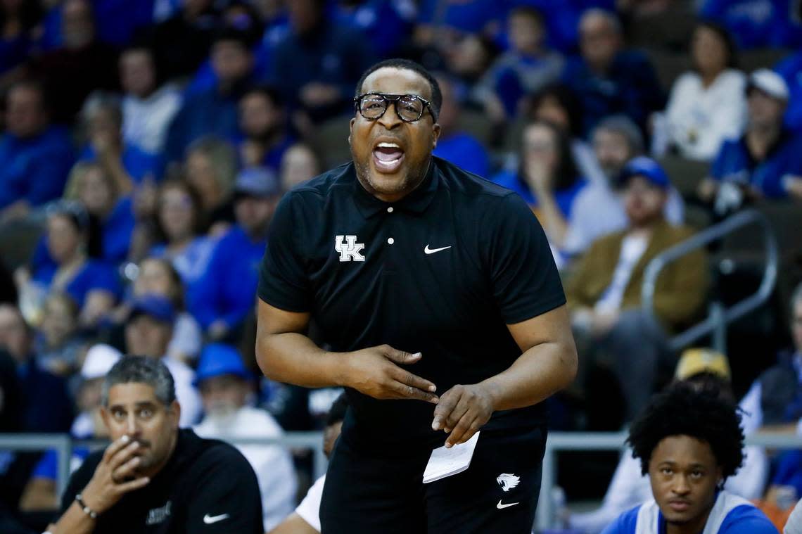 Kentucky assistant coach Chin Coleman is set for a salary of $650,000 during the 2024-25 season. Silas Walker/swalker@herald-leader.com