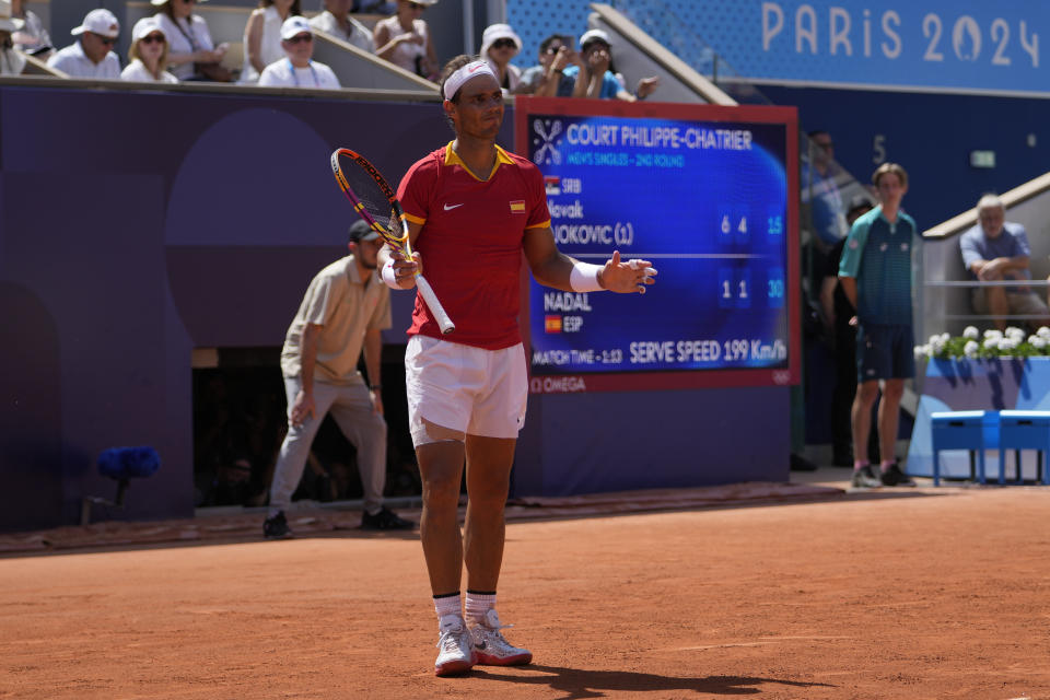 Paris Olympics Day 3 Nadal loses in what is likely his final singles