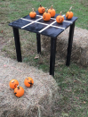 <p>This game is as easy as drawing Xs and Os on little pumpkins and creating a tic-tac-toe board on a table with masking tape. </p>