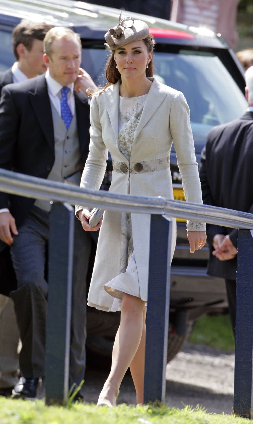 This Is What Kate Middleton Wears to Other People's Weddings