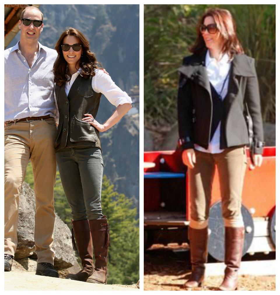 <p>Even in hiking gear they look alike. Source: Getty / Rex </p>