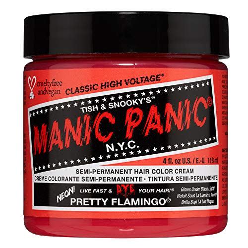 <p><strong>Manic Panic</strong></p><p>amazon.com</p><p><a href="https://www.amazon.com/dp/B002KRBJRY?tag=syn-yahoo-20&ascsubtag=%5Bartid%7C10056.g.34076507%5Bsrc%7Cyahoo-us" rel="nofollow noopener" target="_blank" data-ylk="slk:Shop Now;elm:context_link;itc:0;sec:content-canvas" class="link ">Shop Now</a></p>