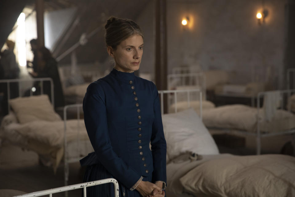 This image released by Amazon Studios shows Mélanie Laurent in a scene from "The Mad Women's Ball." (Amazon Studios via AP)