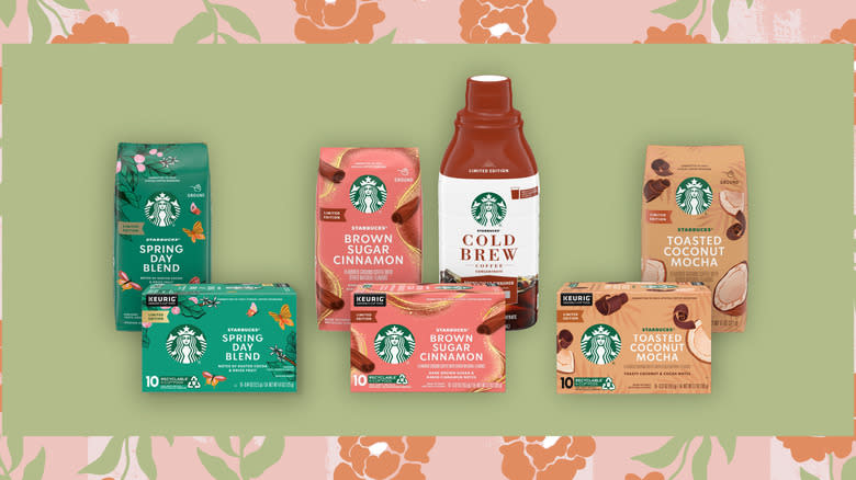 Starbucks spring grocery products