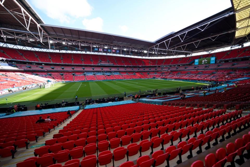 Wembley is set to host the Euro 2028 final (Mike Egerton/PA) (PA Archive)