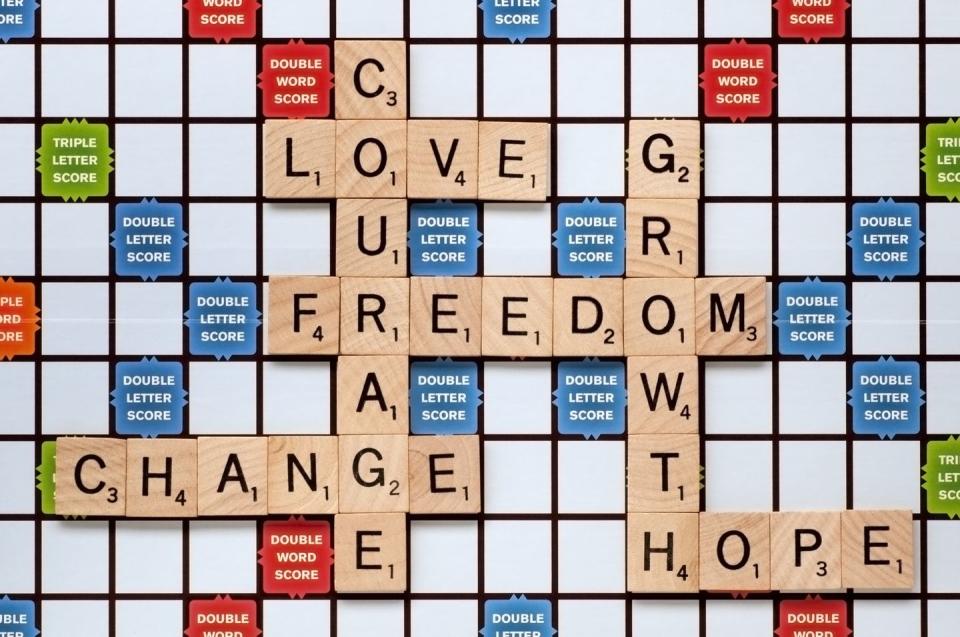 Customized Scrabble Art