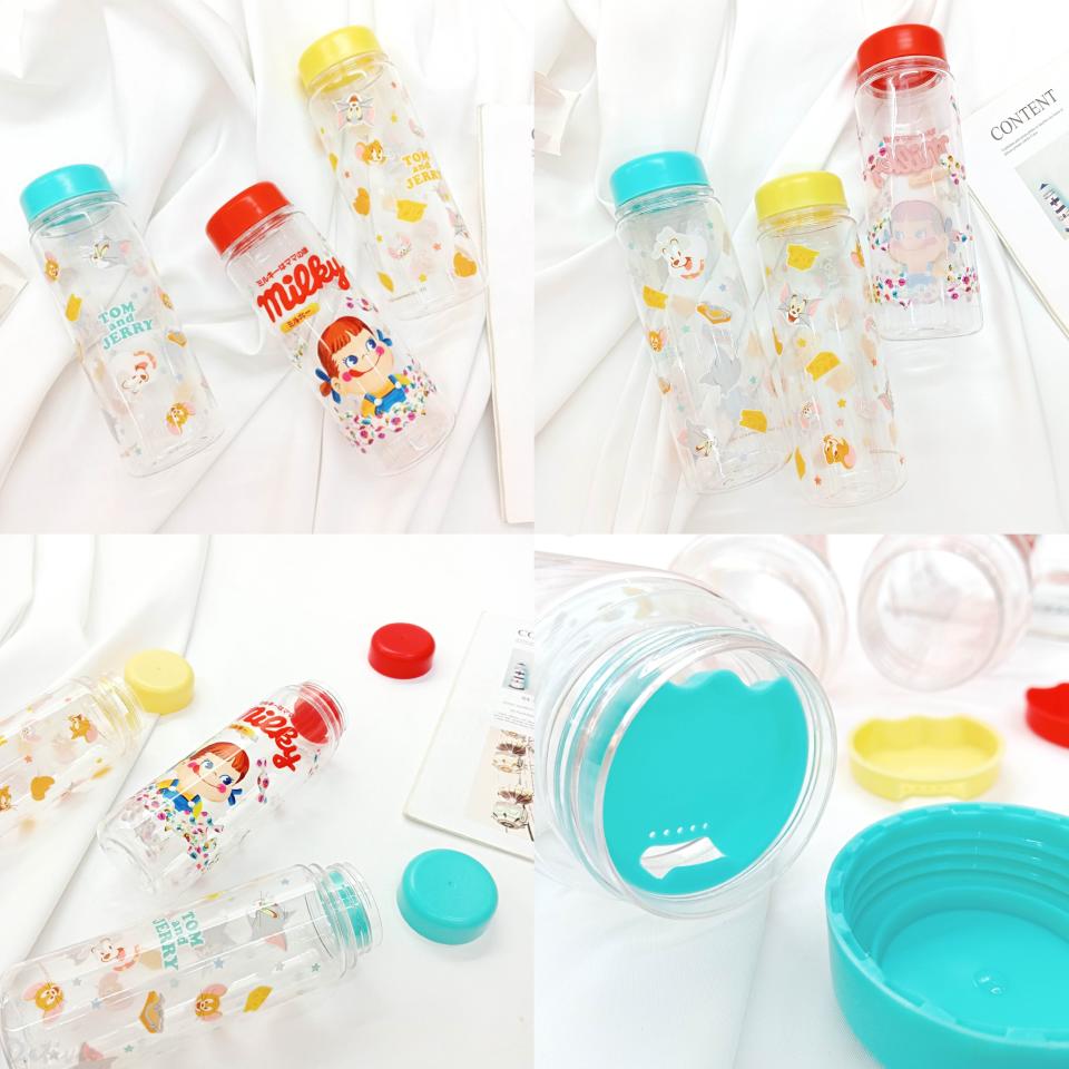 人氣環保杯推薦3：日本進口透明冷水瓶 500ml！圖片來源：Yahoo奇摩拍賣
