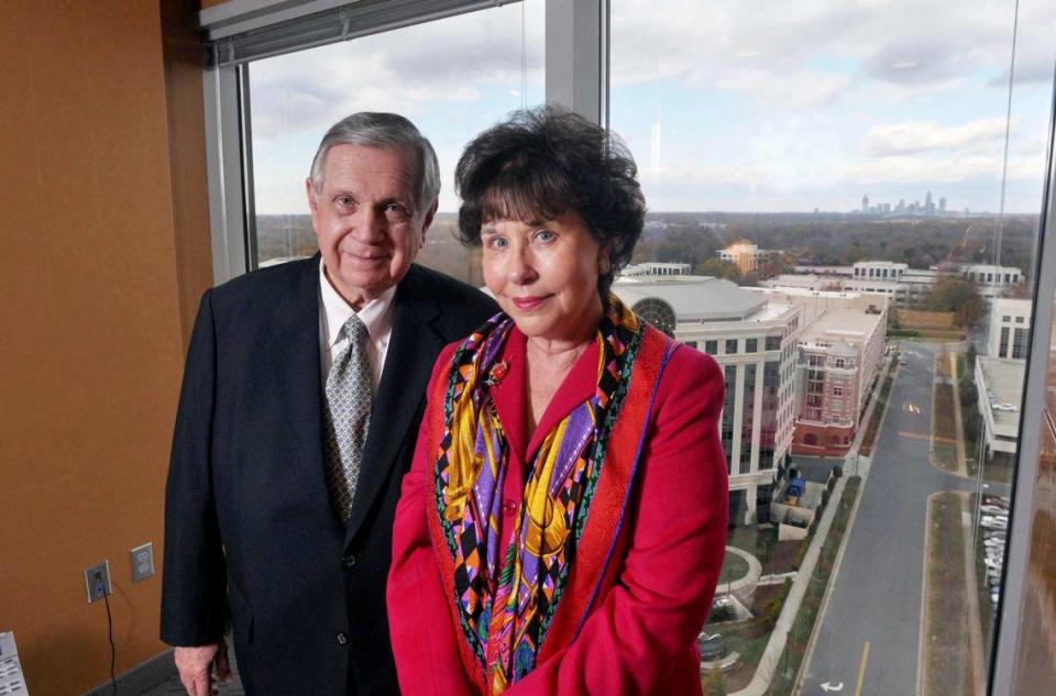 Leon and Sandra Levine donated $1 million to the Critical Needs Response Fund to deal with the city’s emergency charity needs in December 2008.