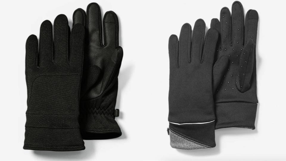 Warm your hands with a lightweight pair of gloves.