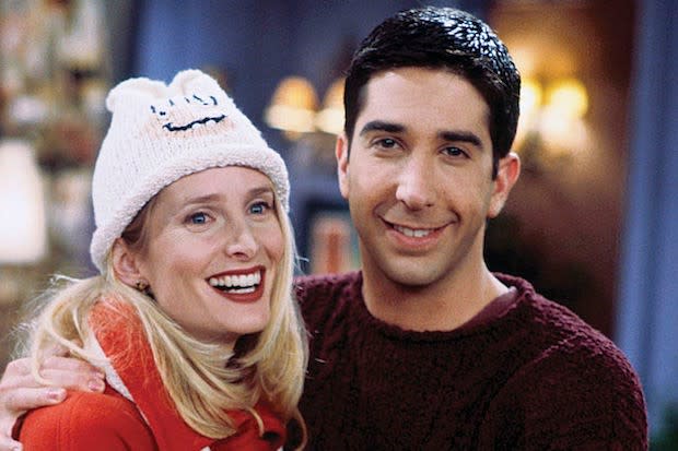 Jane Sibbett and David Schwimmer in 'Friends'NBCUniversal via Getty Images