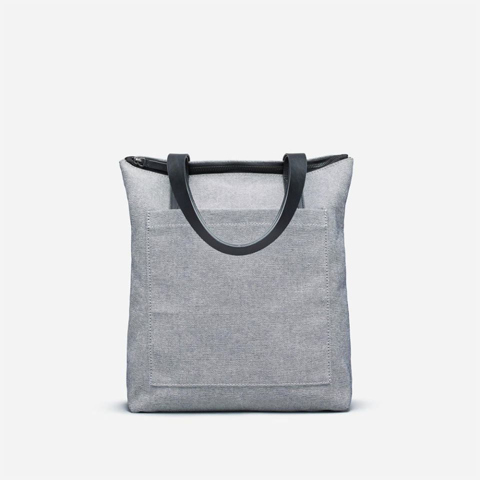 <p>A versatile tote this sleek seems too good to be under $50. But it is! This twill bag is roomy enough for just about everything, from your laptop to gym clothes.<br><strong><a rel="noopener" href="https://fave.co/2Au8asH" target="_blank" data-ylk="slk:SHOP IT;elm:context_link;itc:0;sec:content-canvas" class="link ">SHOP IT</a>:</strong> $48, <a rel="noopener" href="https://fave.co/2Au8asH" target="_blank" data-ylk="slk:everlane.com;elm:context_link;itc:0;sec:content-canvas" class="link ">everlane.com</a> </p>