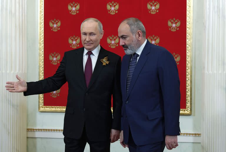 Una visita de Pashinyan al Kremlin, en mayo pasado