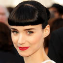 <p>For the Oscars, Mara balanced her bold brows and crimson lips with sheer blush.</p>