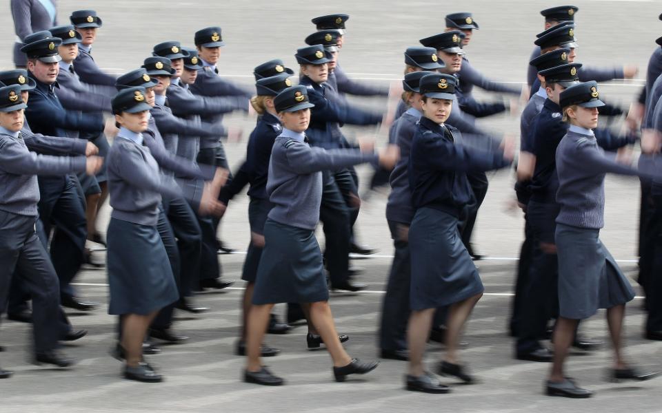 Women in the RAF no longer allowed to wear skirts on parade