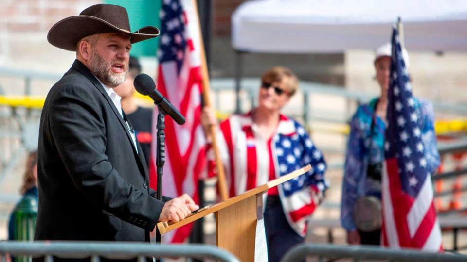 Ammon Bundy ran for governor in Idaho in 2022.