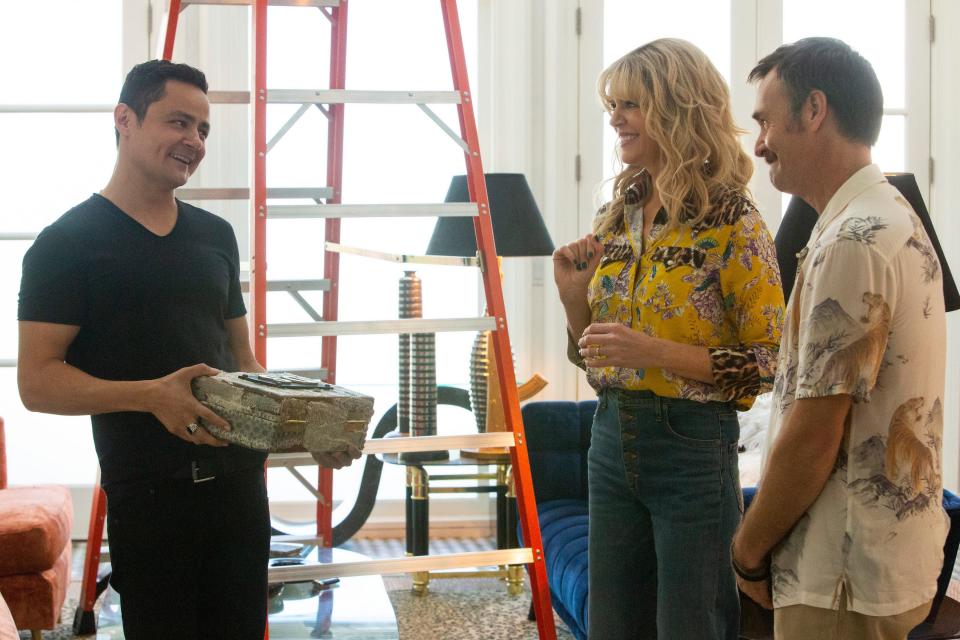 Broad City star Arturo Castro plays the drug lord who wants Jann and Cricket to renovate his mansion.