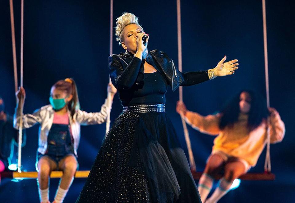 Pink, Rehearsal, 2021 Billboard Music Awards