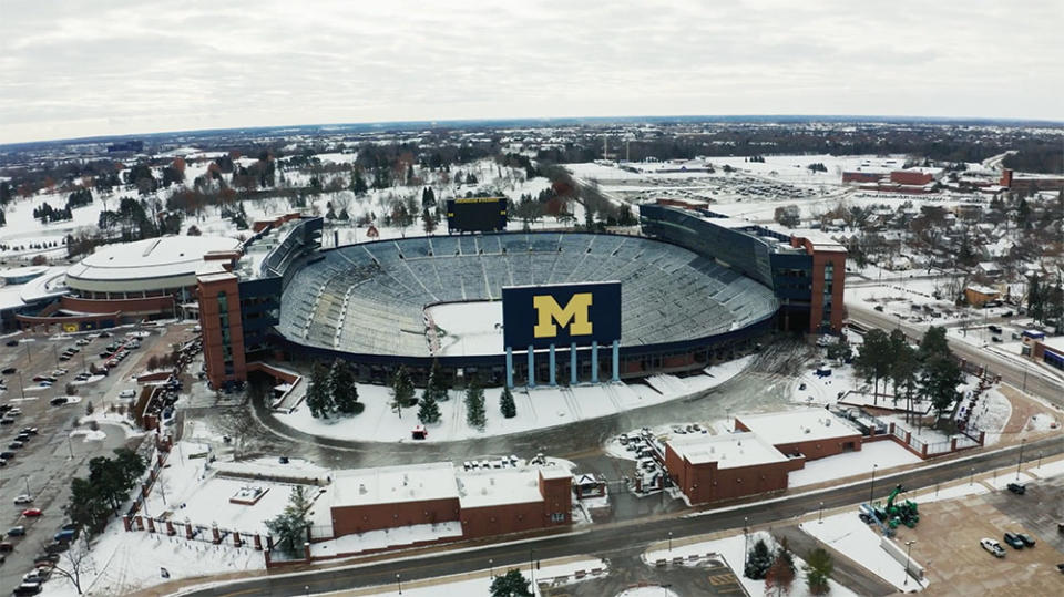 Michigan Stadium The Big House on the Ann Arbor campus.