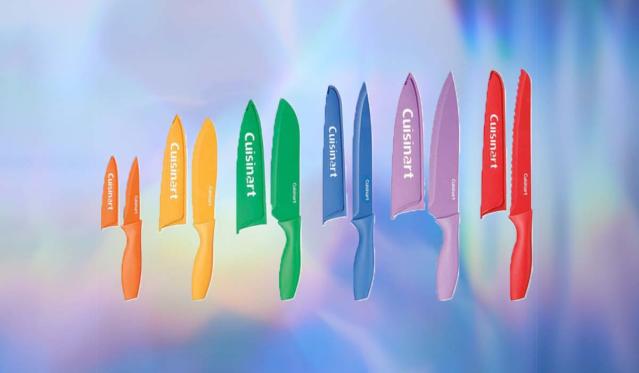 Cuisinart Advantage 12pc Non-stick Coated Color Knife Set With