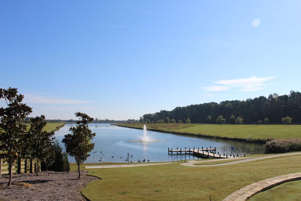 Tyler, Home on the Lake sits around a 60-acre lake where residents can fish and kayak.