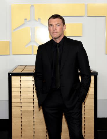 <p>Dimitrios Kambouris/Getty</p> Sam Worthington at Netflix's 'Lift' Premiere Event at Jazz at Lincoln Center in New York City on January 08, 2024