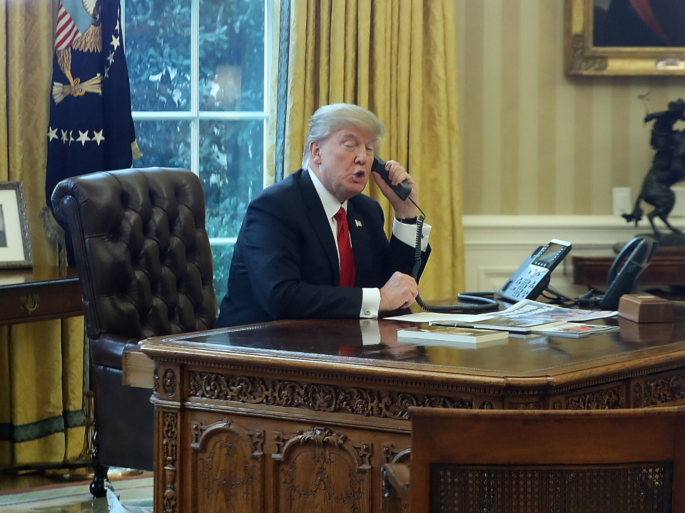 phone call Donald Trump