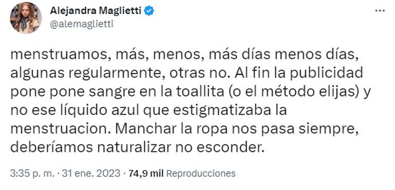 La periodista Alejandra Maglietti reaccionó al &quot;percance&quot; de Jujuy Jiménez