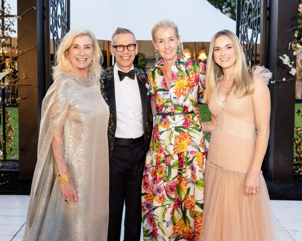 Pauline Pitt, Mish Tworkowski, Betsy Shiverick and Amanda Skier attend a recent Preservation Foundation of Palm Beach event. Its annual dinner dance is March 1.
