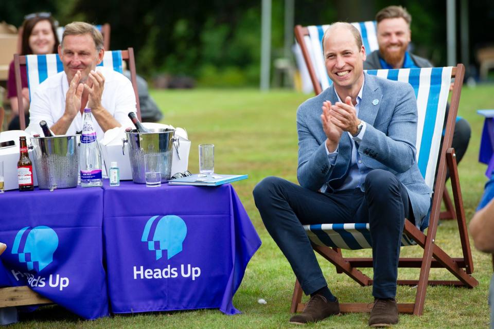 <p>Prince William hosts an outdoor screening of the Heads Up FA Cup Final on the Sandringham Estate on Saturday. </p>