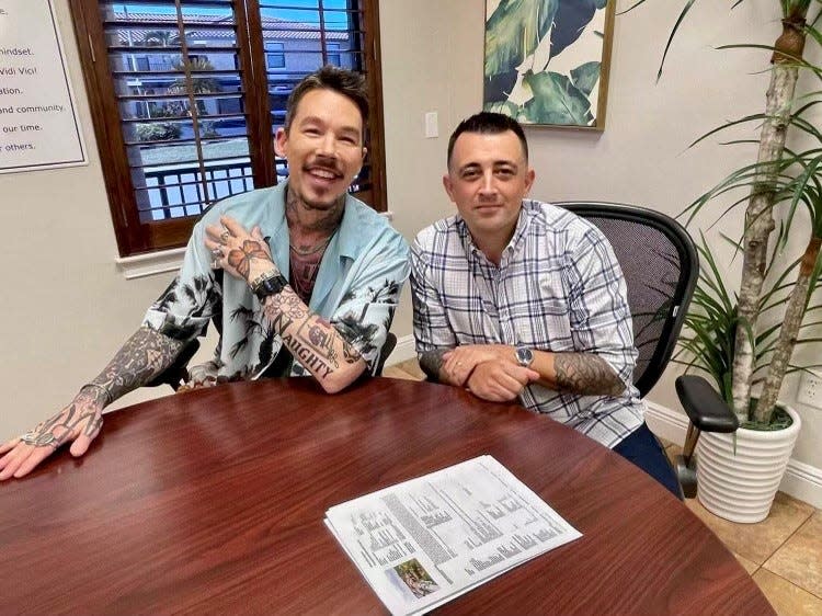 Host David Bromstad met with Steven Busic of Legacy Premier Realty in Cape Coral on a recent episode of "My Lottery Dream Home."