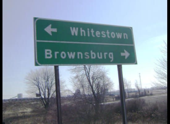 Let's hope these towns were named a long, long time ago. (via <a href="http://www.shipbrook.com/jeff/blog/images/Whitestown-Brownsburg-small.jpg" target="_hplink">Leapfish</a>)