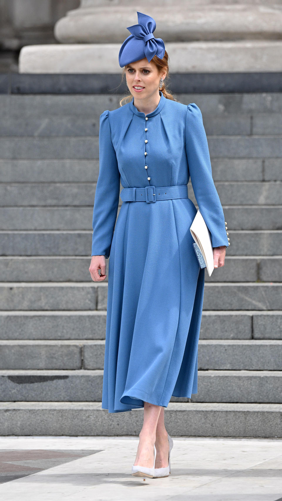 20. BLUE BELTED DRESS