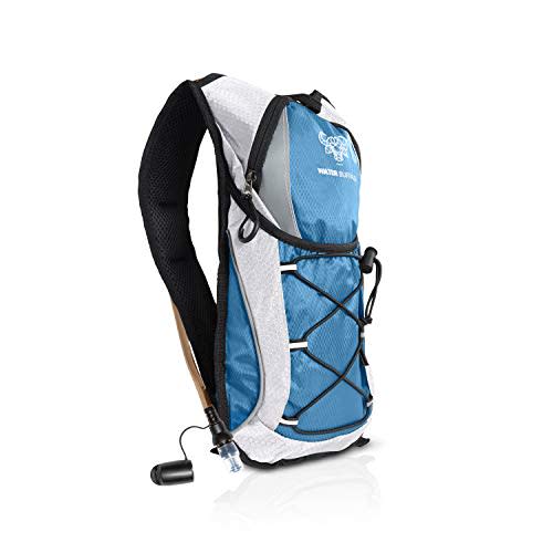Water Buffalo Hydration Backpack - Hydration Pack Water Backpack with 2L Hydration Water Bladder - Hydropack Running Backpack 12L - The Essential Water Pack for Hiking, Running, Biking, Ski, and Raves (Amazon / Amazon)