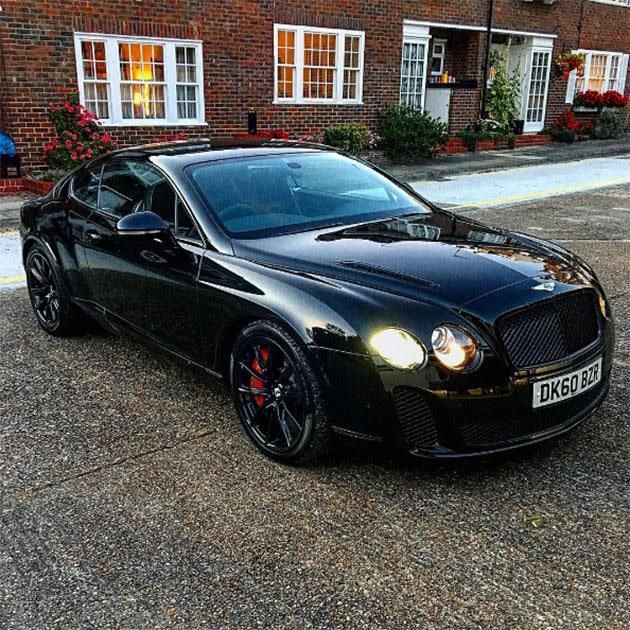 Warnie's new car. Source: Instagram