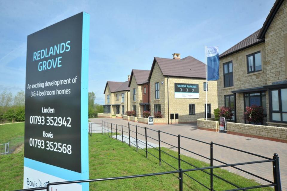 Swindon Advertiser: The new Redlands Grove development near Wanborough, Swindon