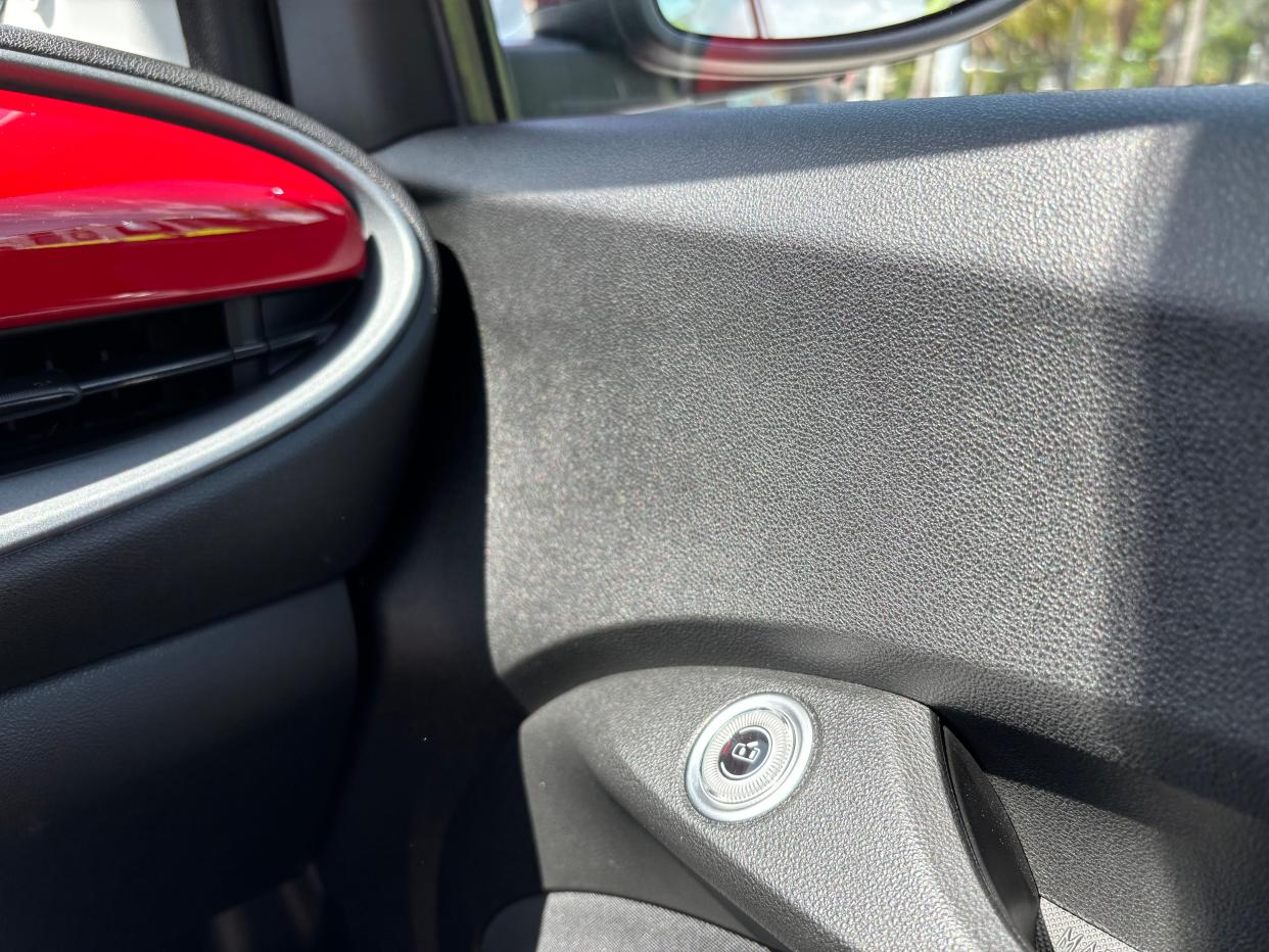 The 2024 Fiat 500e's pedestrian interior trim undermines its claim to be a premium small car.