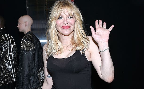 S. Alemdar/Getty Images Courtney Love attends the Philipp Plein show during Milan Fashion Week Spring/Summer 2016 on Sept. 23, 2015