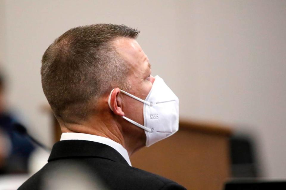 Paul Flores listens during closing arguments in the Kristin Smart murder trial on Monday, Oct. 3, 2022.