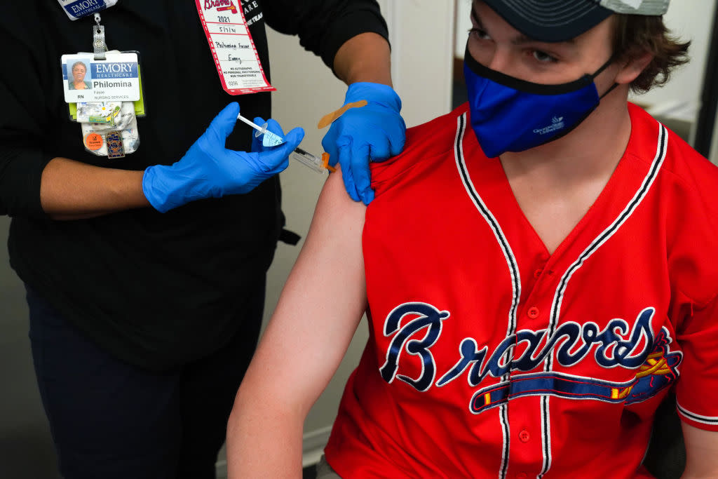 Atlanta Braves Offer Covid-19 Vaccine Shots At Baseball Games