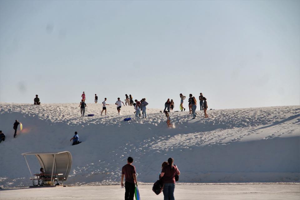 Student filmmakers enjoying an afternoon at White Sands National Park following the screeninig and awards ceremony at the 2022 Desert Light Film Festival April 29, 2022 in Alamogordo.

The Desert Light Film Festival honors New Mexican middle school and high school films.