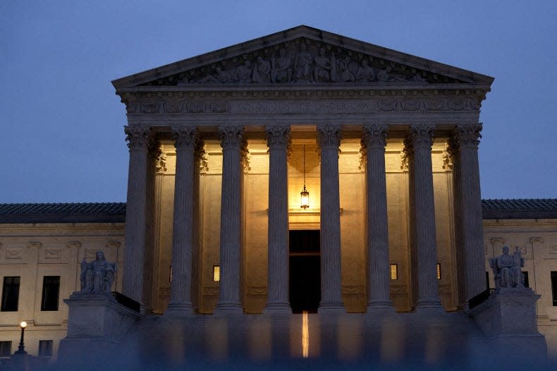 supreme court at twilight