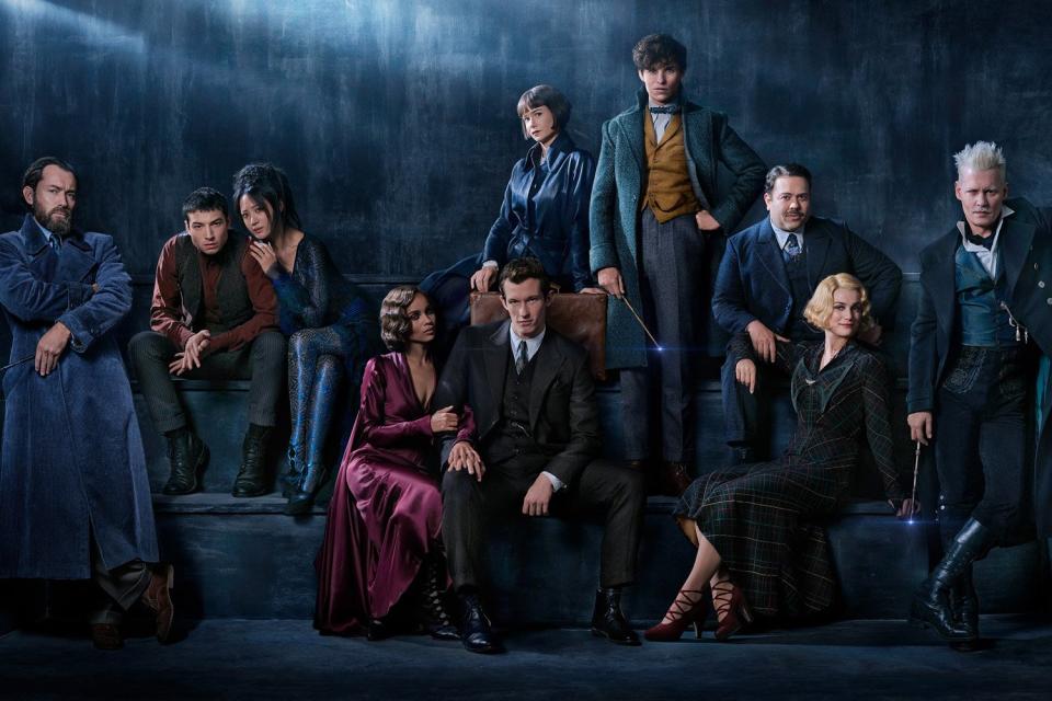 Fantastic Beasts: Jude Law (far left) joins the cast of the Harry Potter spin-off franchise: Warner Bros